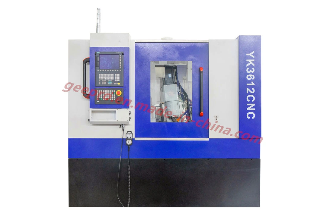 6axis CNC Vertical Gear Hobbing Machine for 1-4 Module Dia200mm Cutting