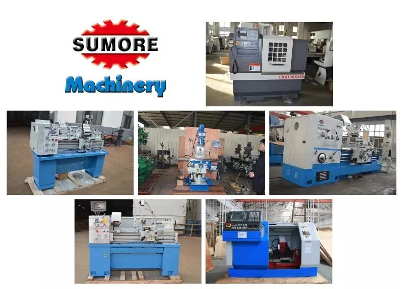 Sumore Made in Shanghai China Horizontal Machine CNC Machinery Manual Lathe with CE